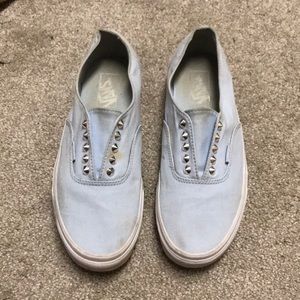Blue Studded Vans